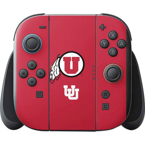 University of Utah Logo Nintendo Switch 2 (2025) with Joy-Con Skin